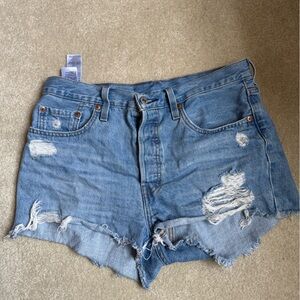 Levi 501 denim shorts
